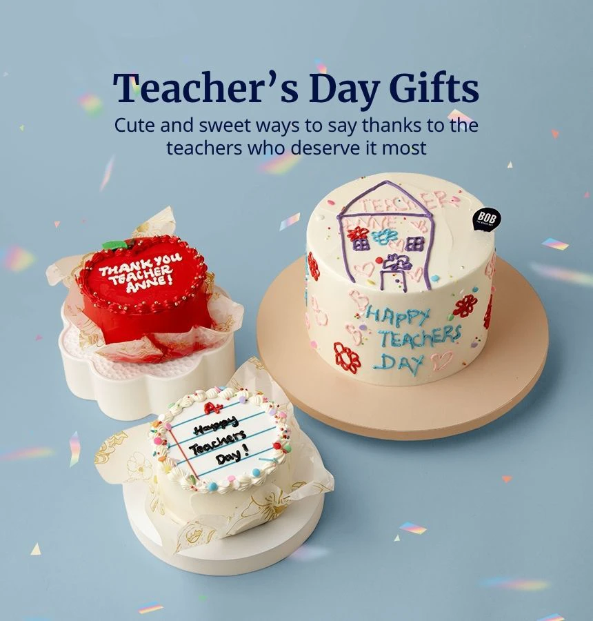 Teacher's Day desserts and cakes in Singapore