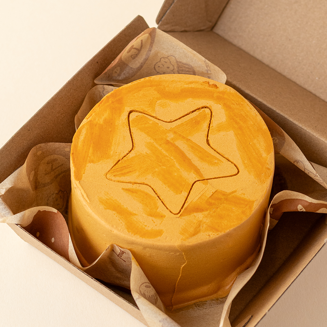 Dalgona Game Bento Cake (Star)