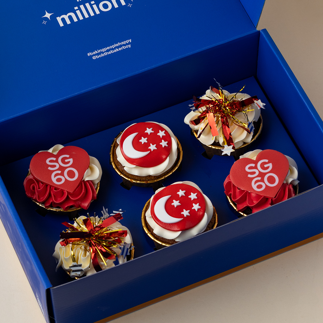 SG60 National Day Cupcakes