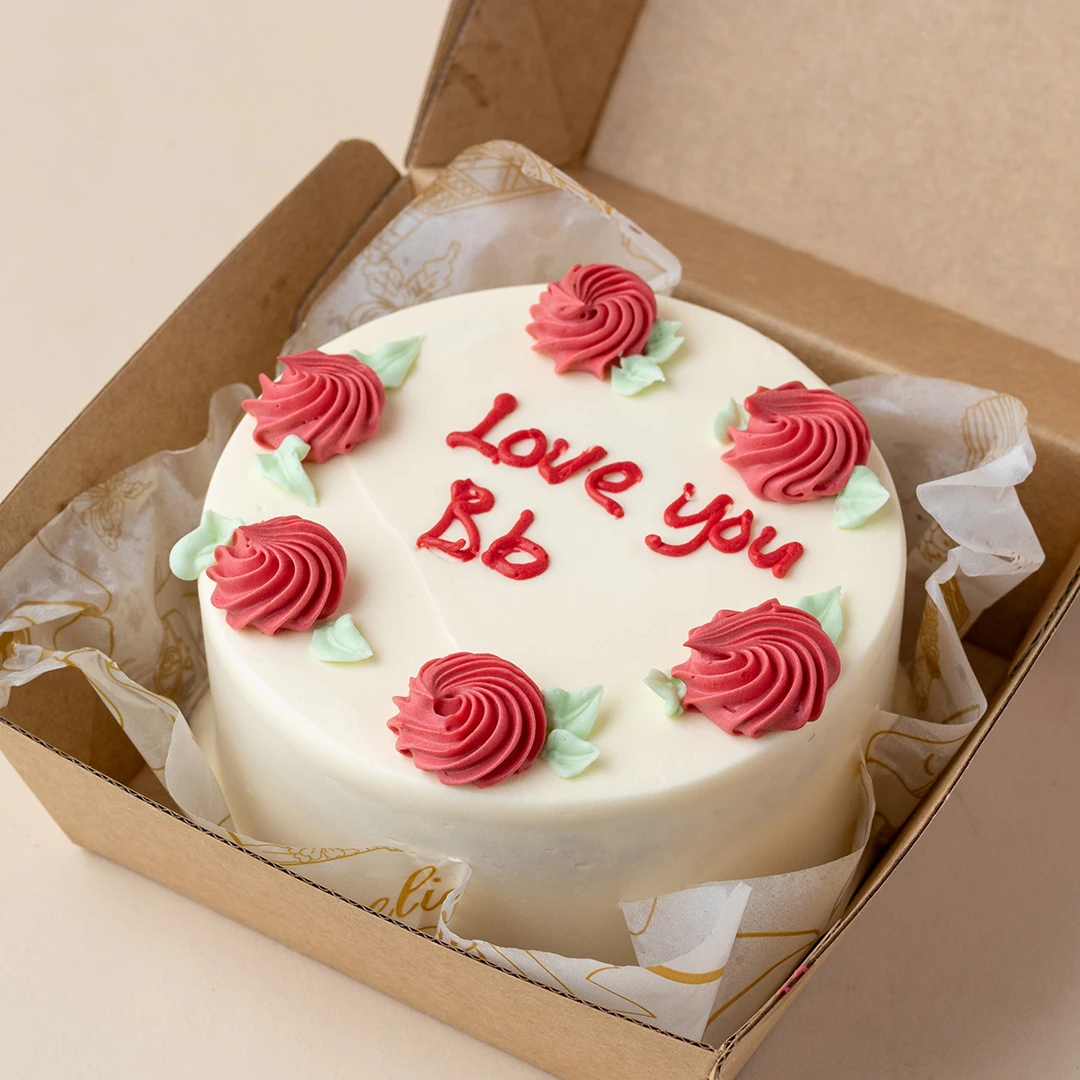 I Love You Cute Korean Bento Cake