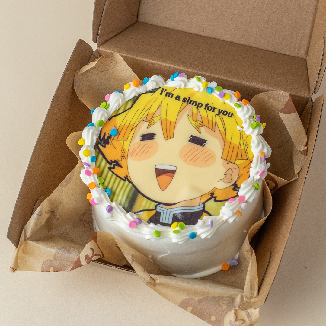 Demon Slayer Cute Zenitsu Bento Cake