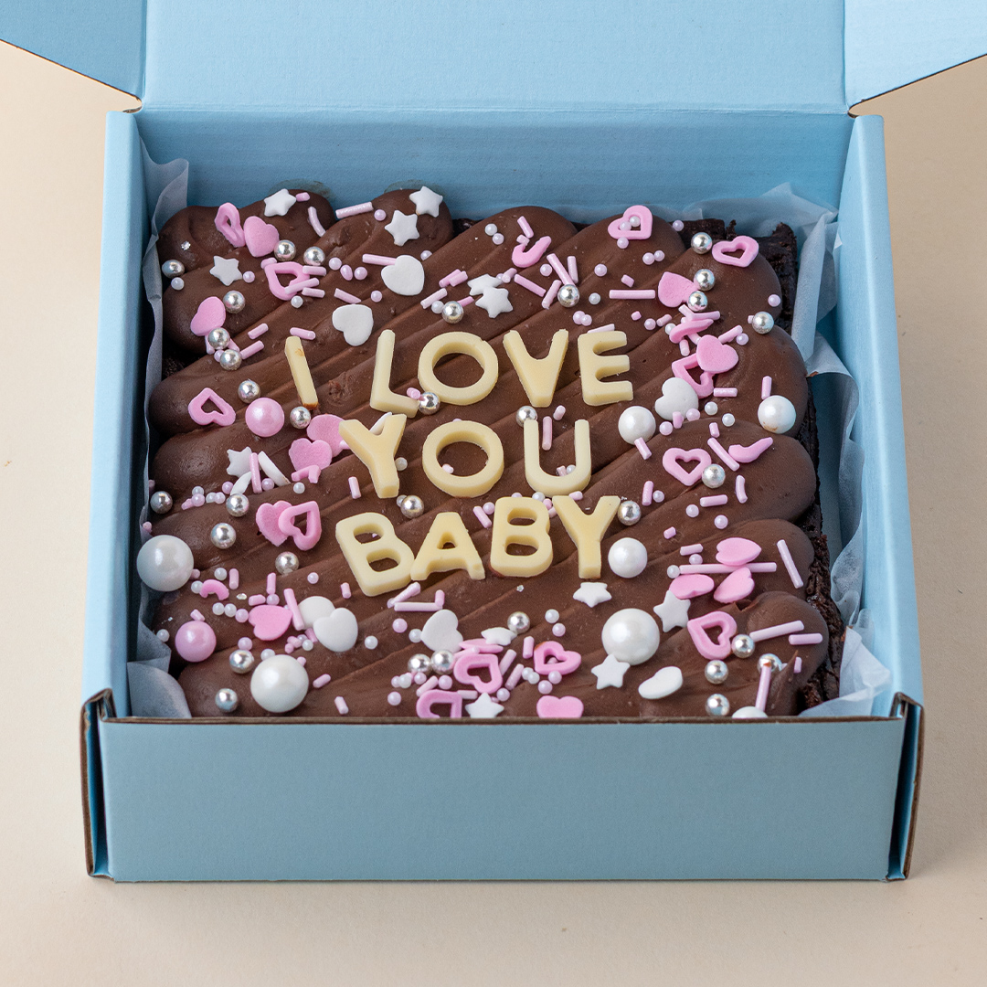 Sweetheart Pink Customisable Brownie