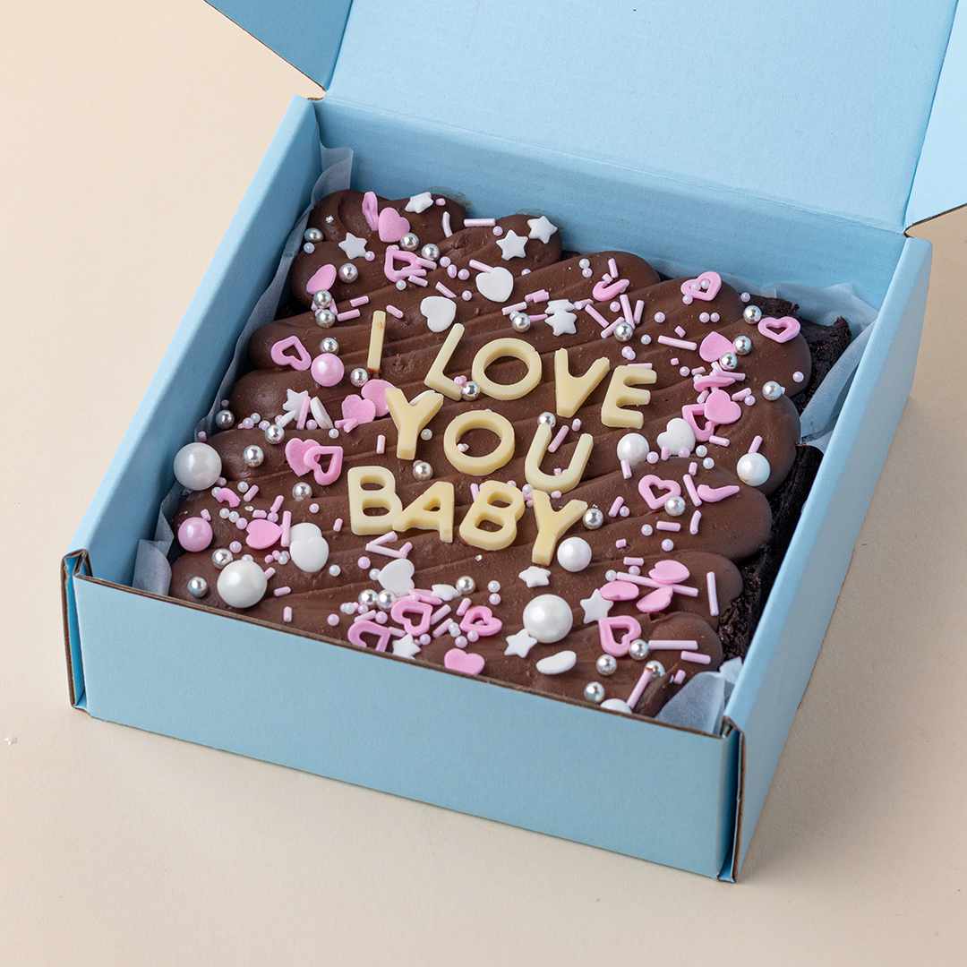 Sweetheart Pink Customisable Brownie