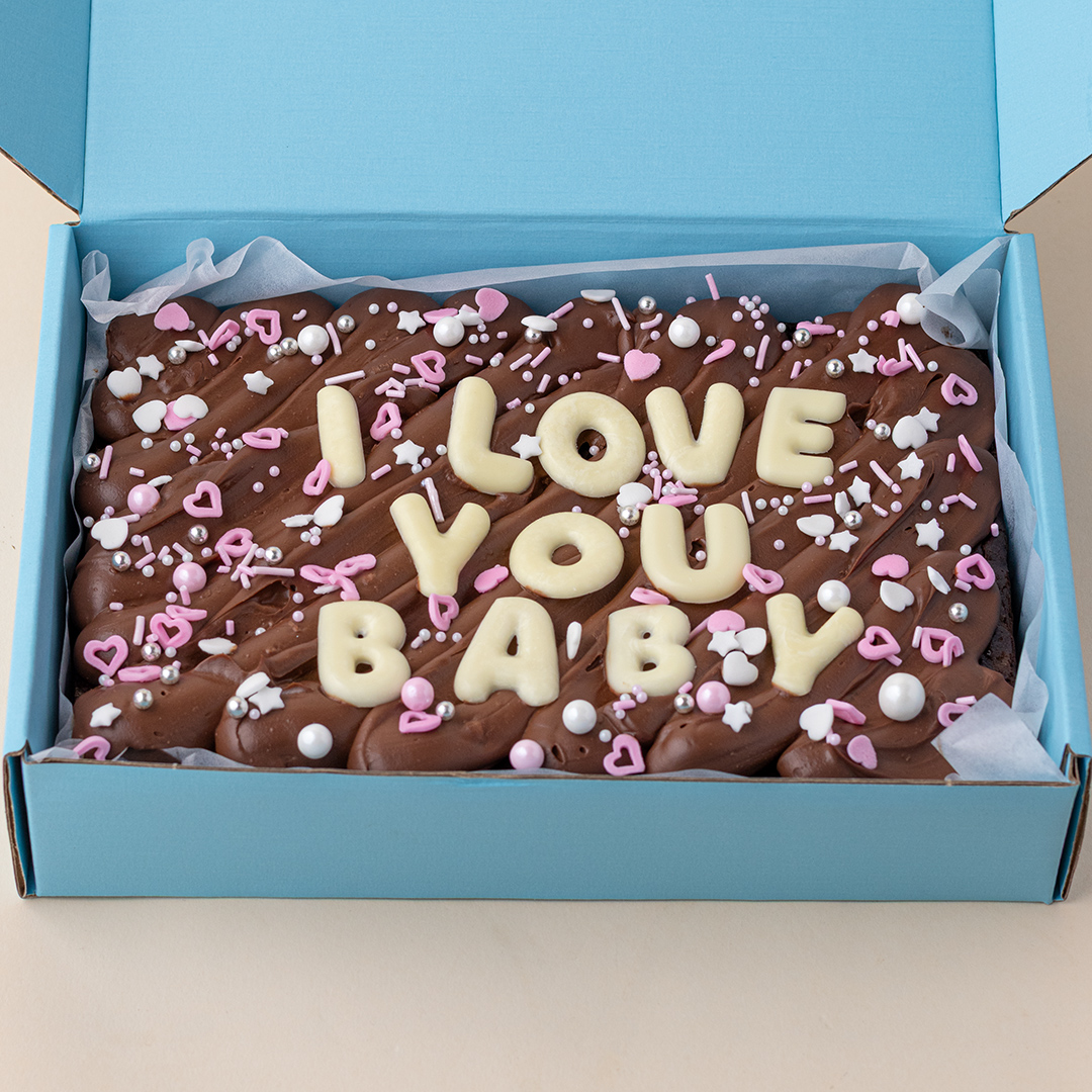 Sweetheart Pink Customisable Brownie (Regular)