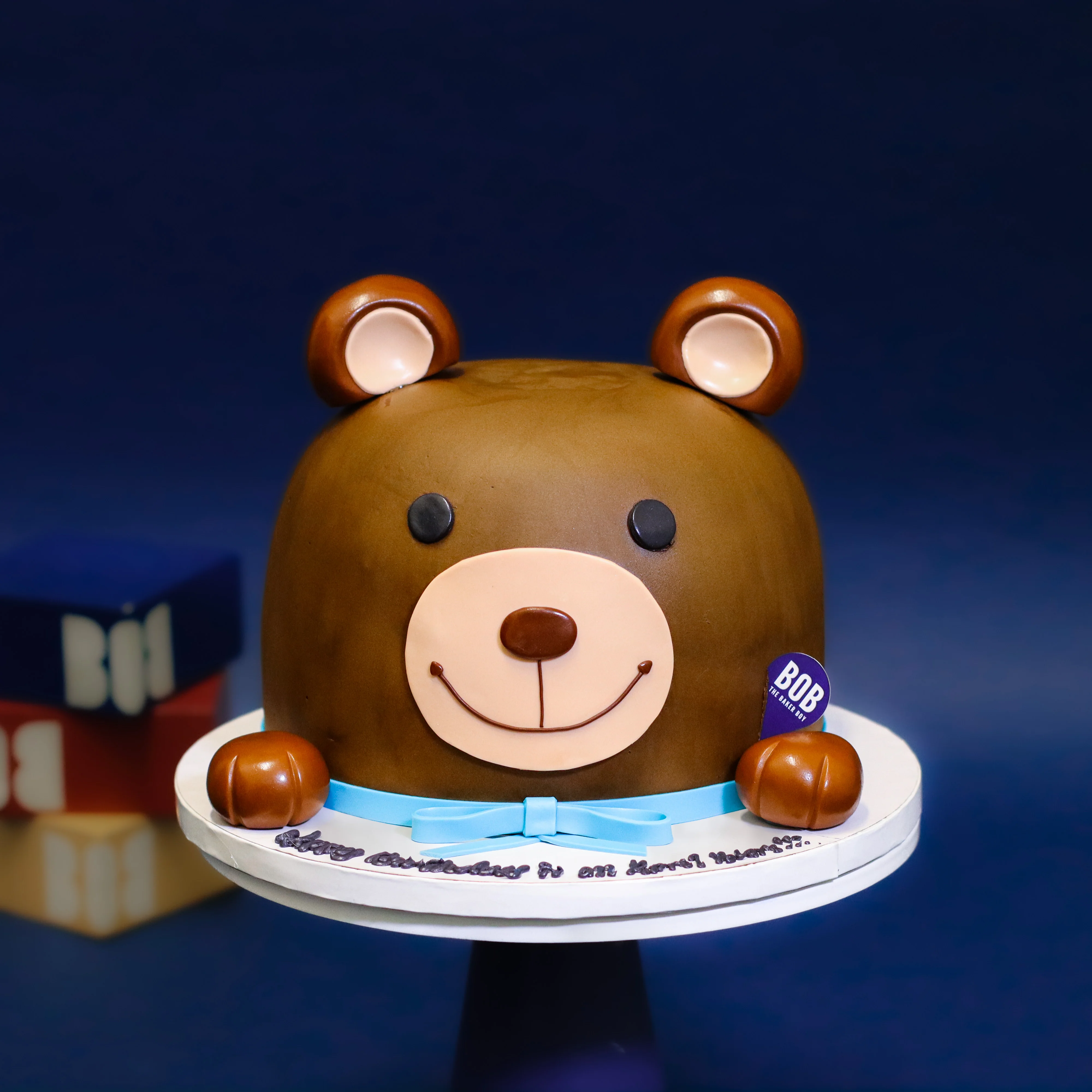 3D Baby Teddy Bear Cake