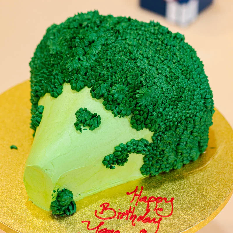 3D Broccoli Cake