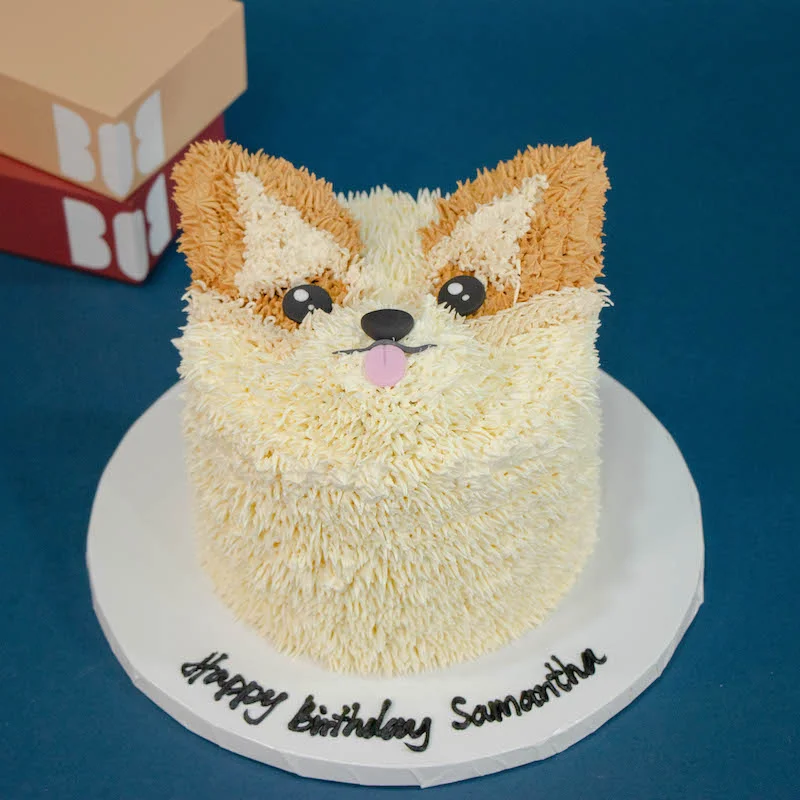 3D Corgi Cake