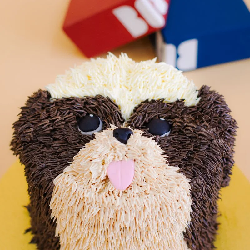 3D Maltese Puppy Dog Cake