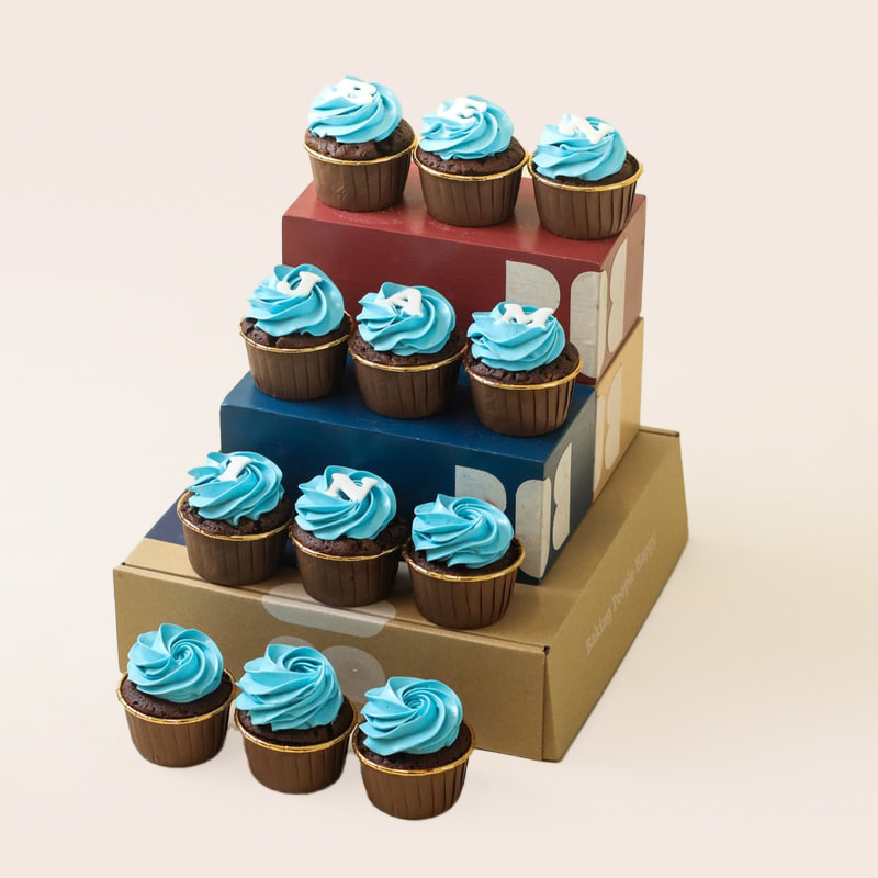 Alphabet Letter Cupcakes