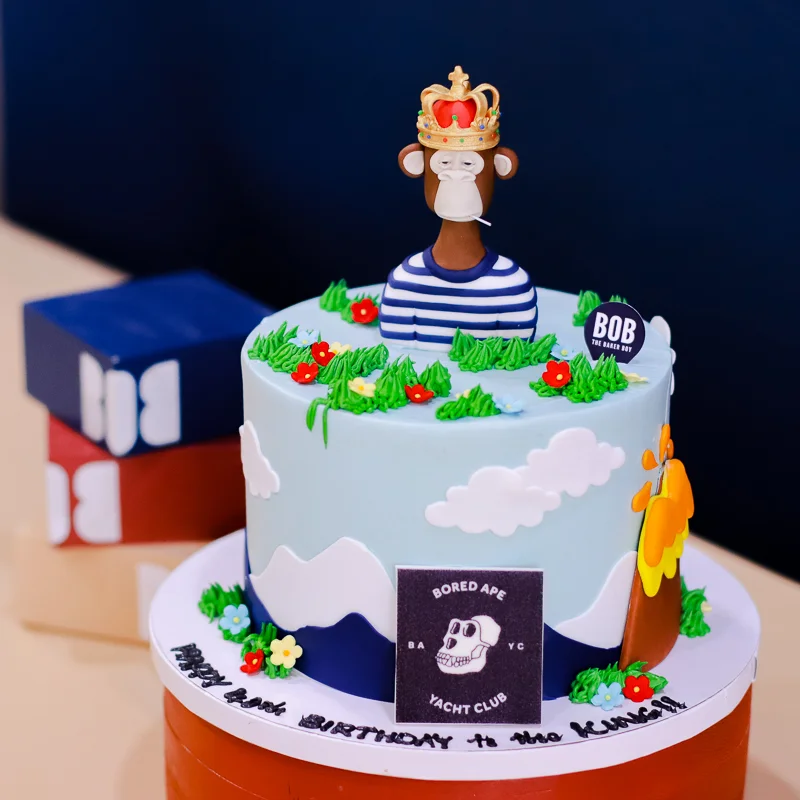 BAYC Bored Ape Yacht Club Cake