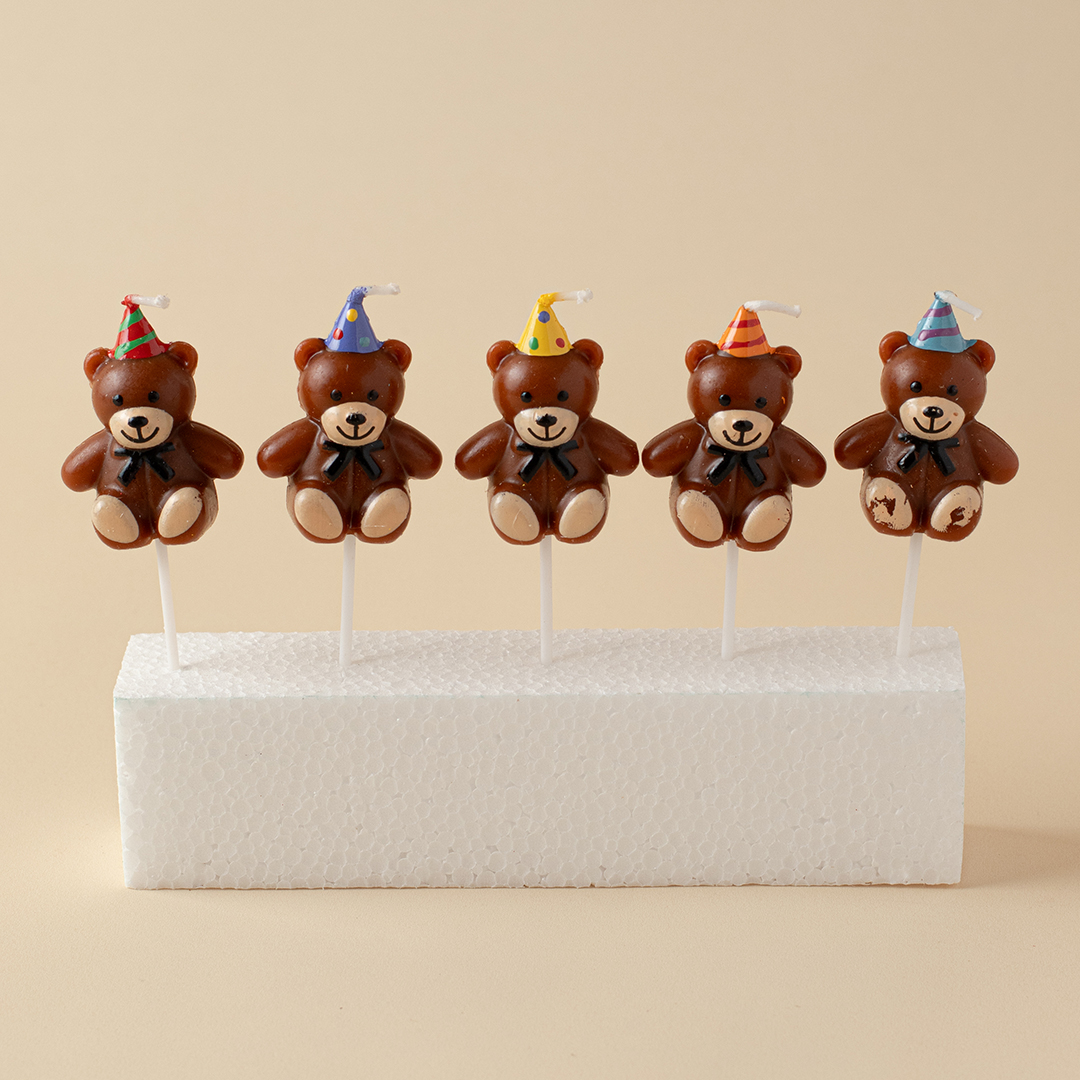 Bear Birthday Candles