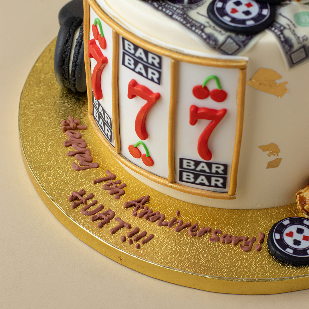 Casino Jackpot Slot Machine Cake
