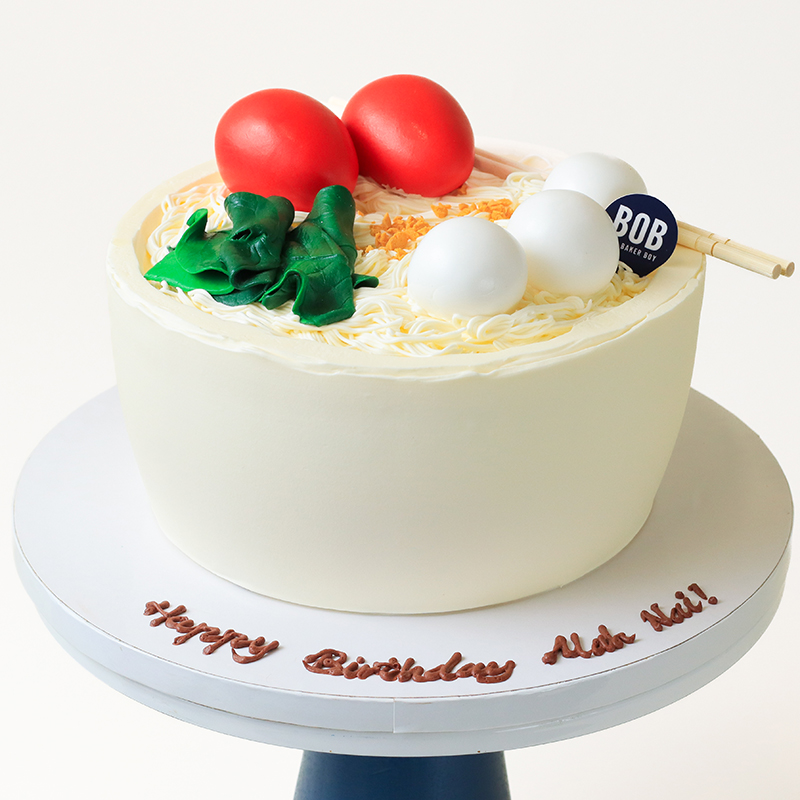 Chinese Birthday Longevity Noodles Cake