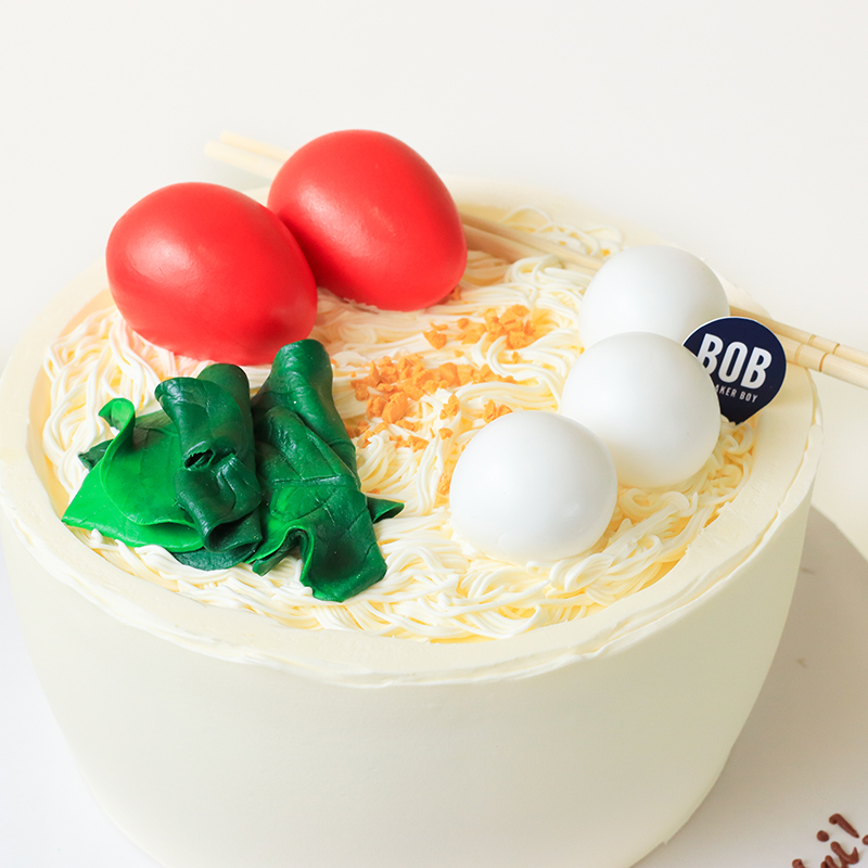 Chinese Birthday Longevity Noodles Cake