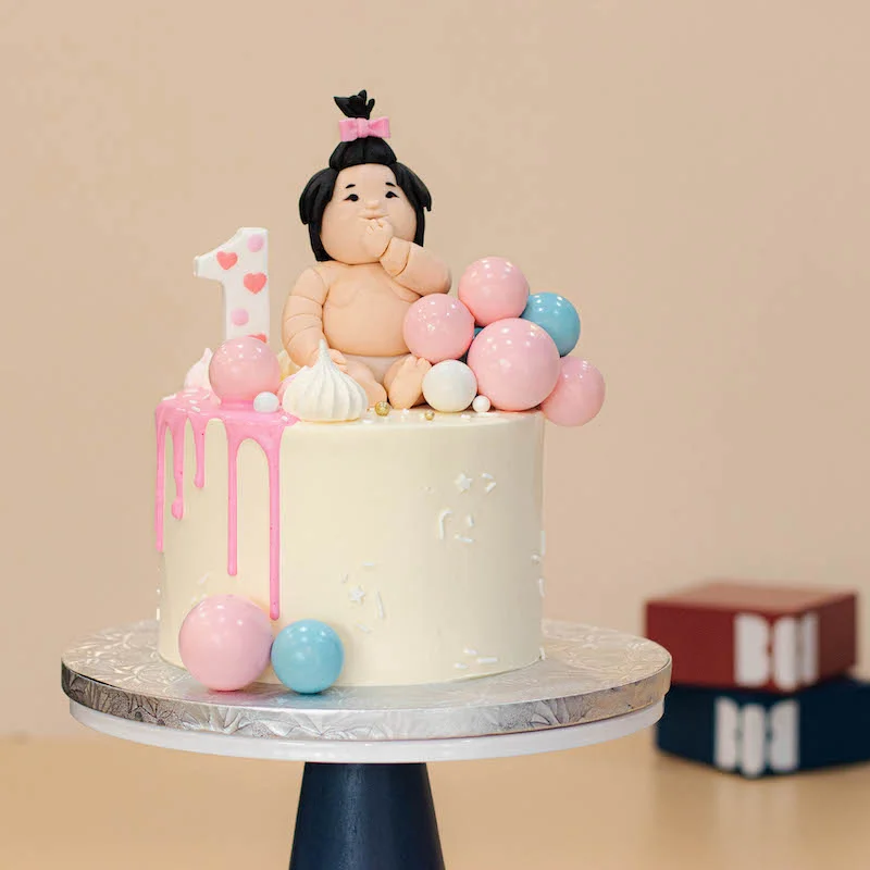 Chubby Birthday Cake for Girls