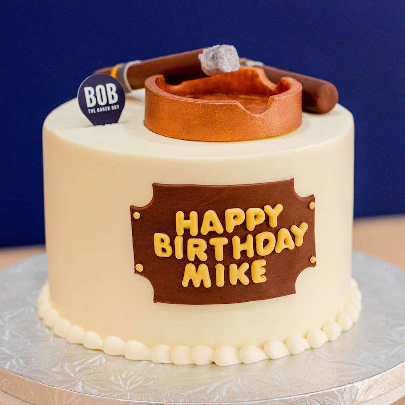 Cigarettes and Ashtray Birthday Cake