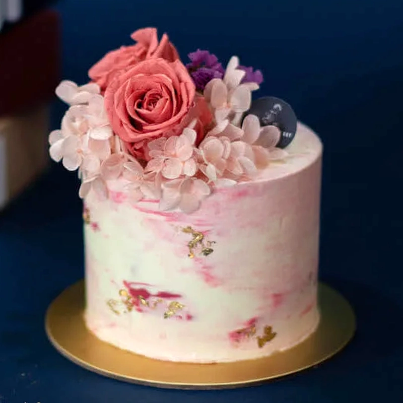 Classy Mini Dusty Rose Marble Cake