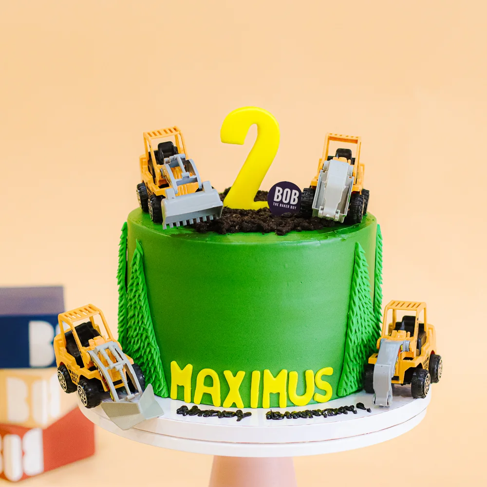 Construction Cake in the Greens