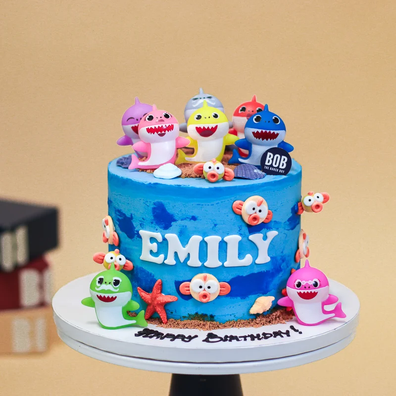 Cute Baby Shark Doo Doo Cake