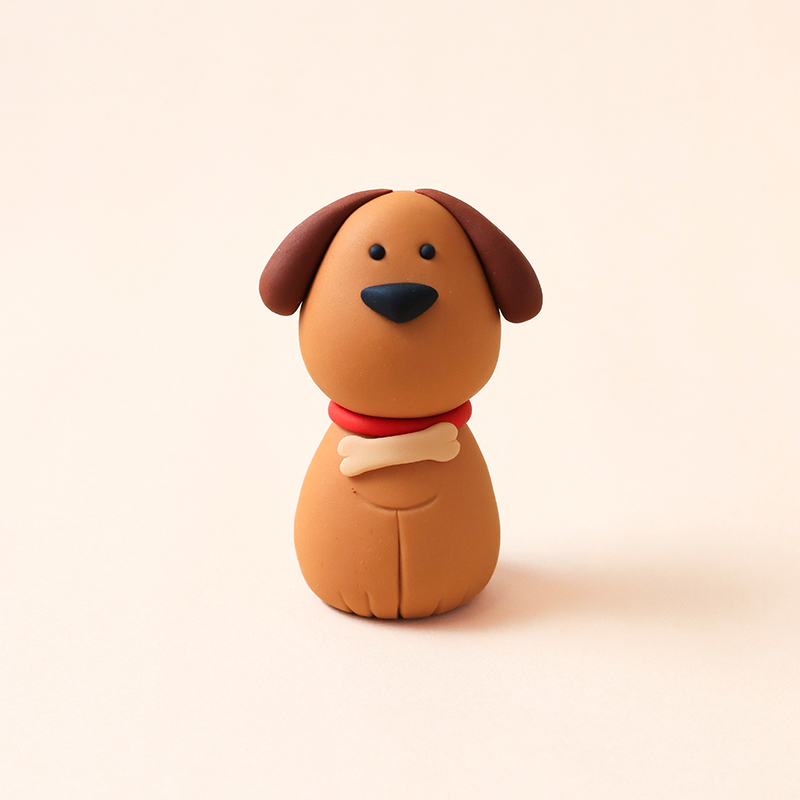 Cute Doggy Fondant Topper