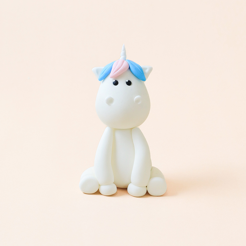 Cute Unicorn Fondant Topper
