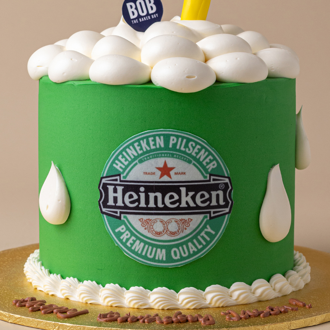 Defying Gravity Floating Beer Can Cake