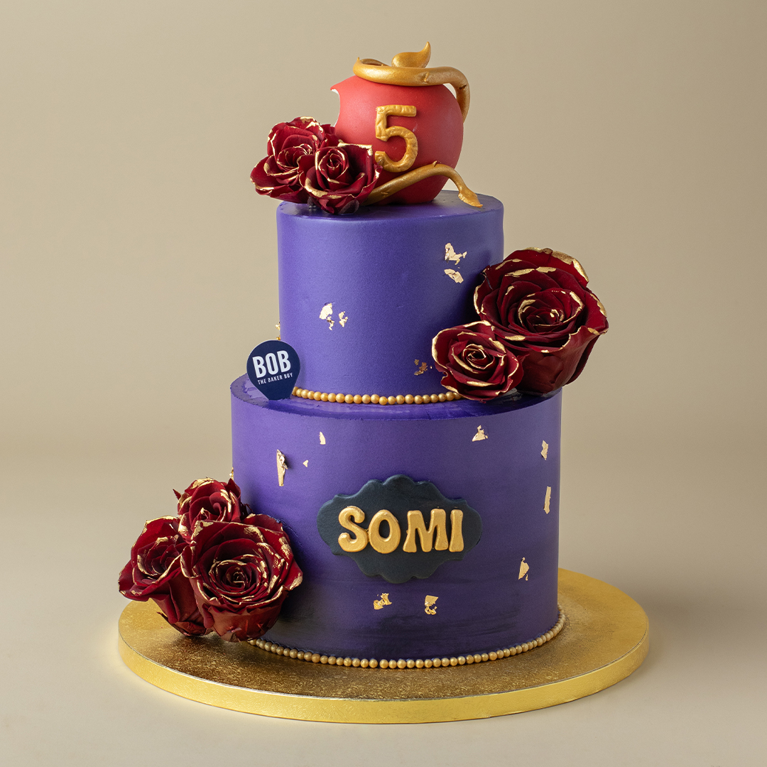 Disney Descendants-inspired Cake