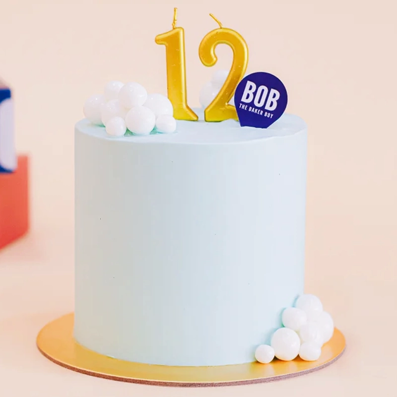 Dusty Pastel Blue Clouds Mini Cake