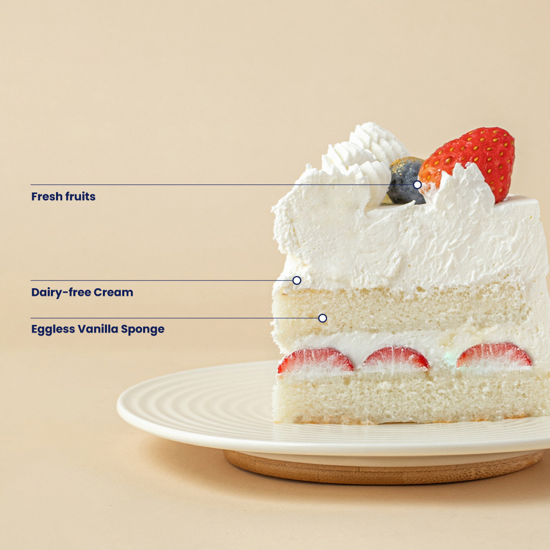 Eggless Dairy-free Strawberry Shortcake