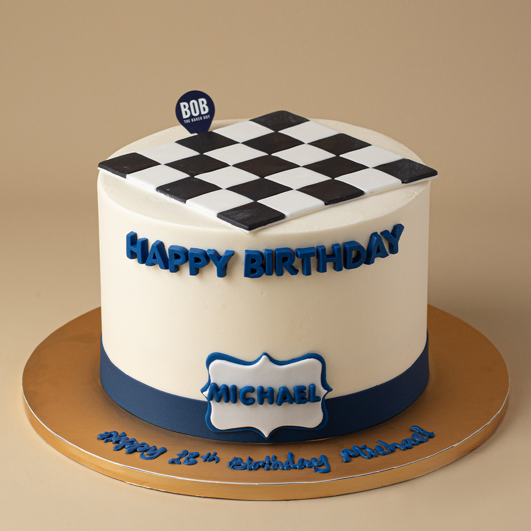 English Chess Birthday Cake