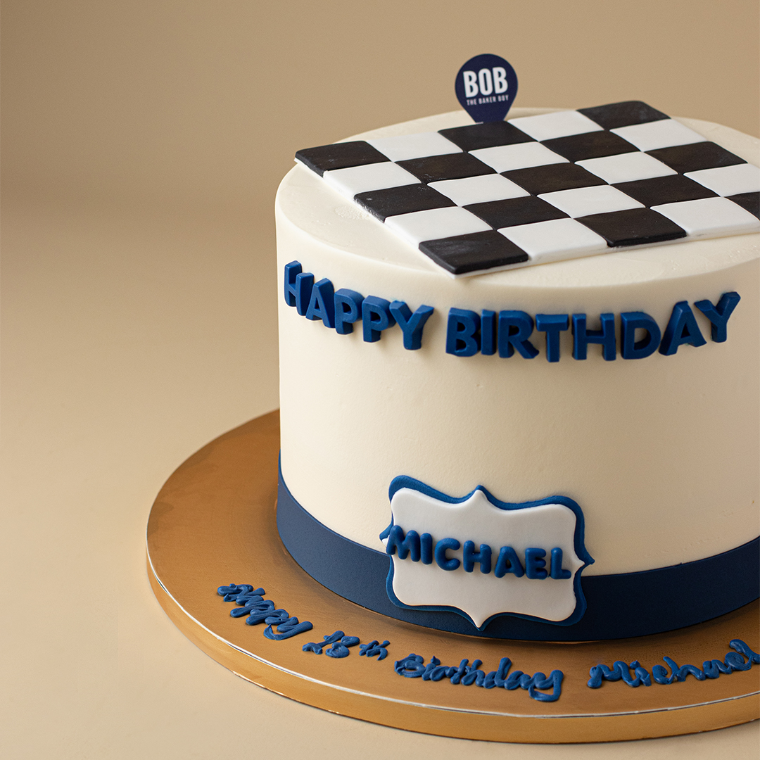 English Chess Birthday Cake