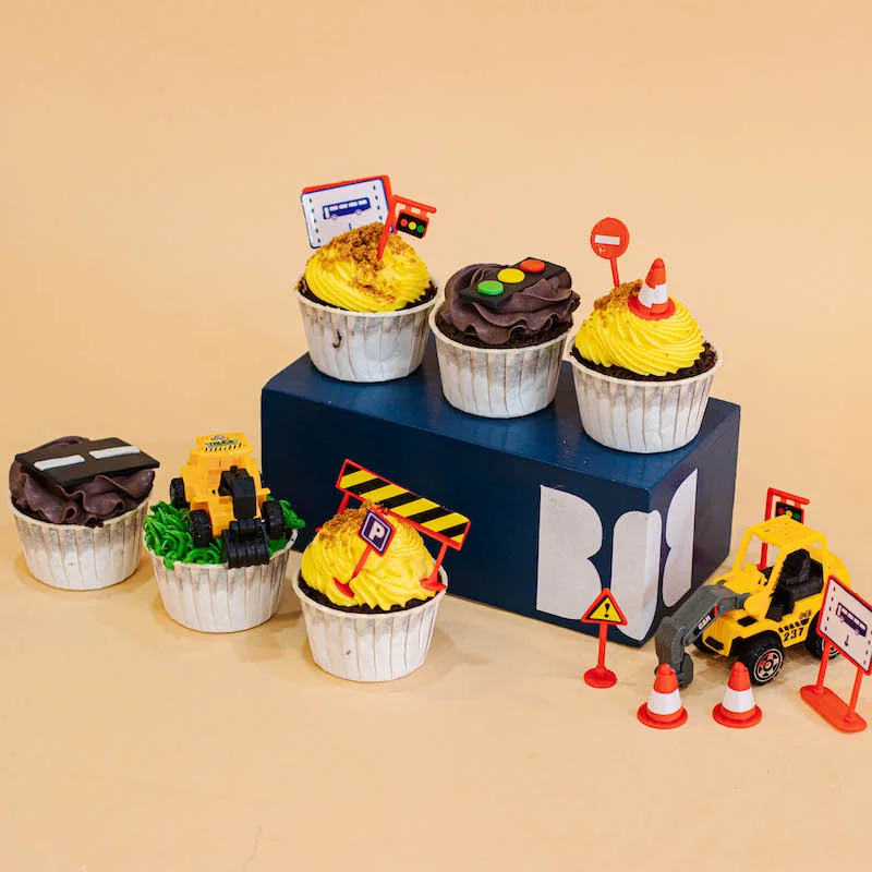 Excavator Construction Cupcakes (12s)