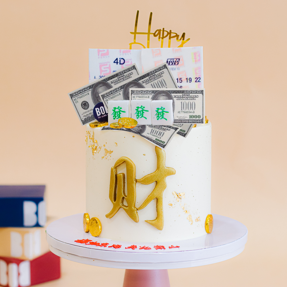 Fa Cai Toto and 4D Lottery Cake
