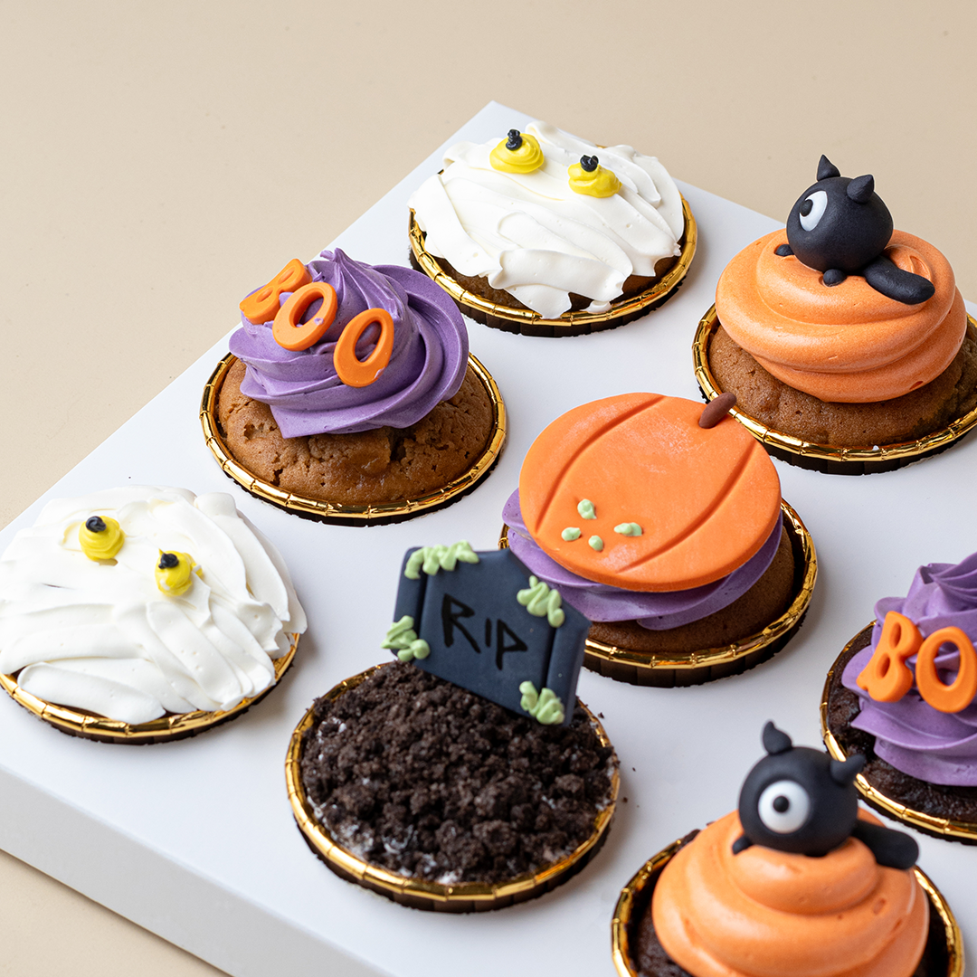 Halloween Buttercream Cupcakes