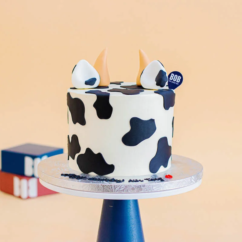 Holy Cow Cake with Horns