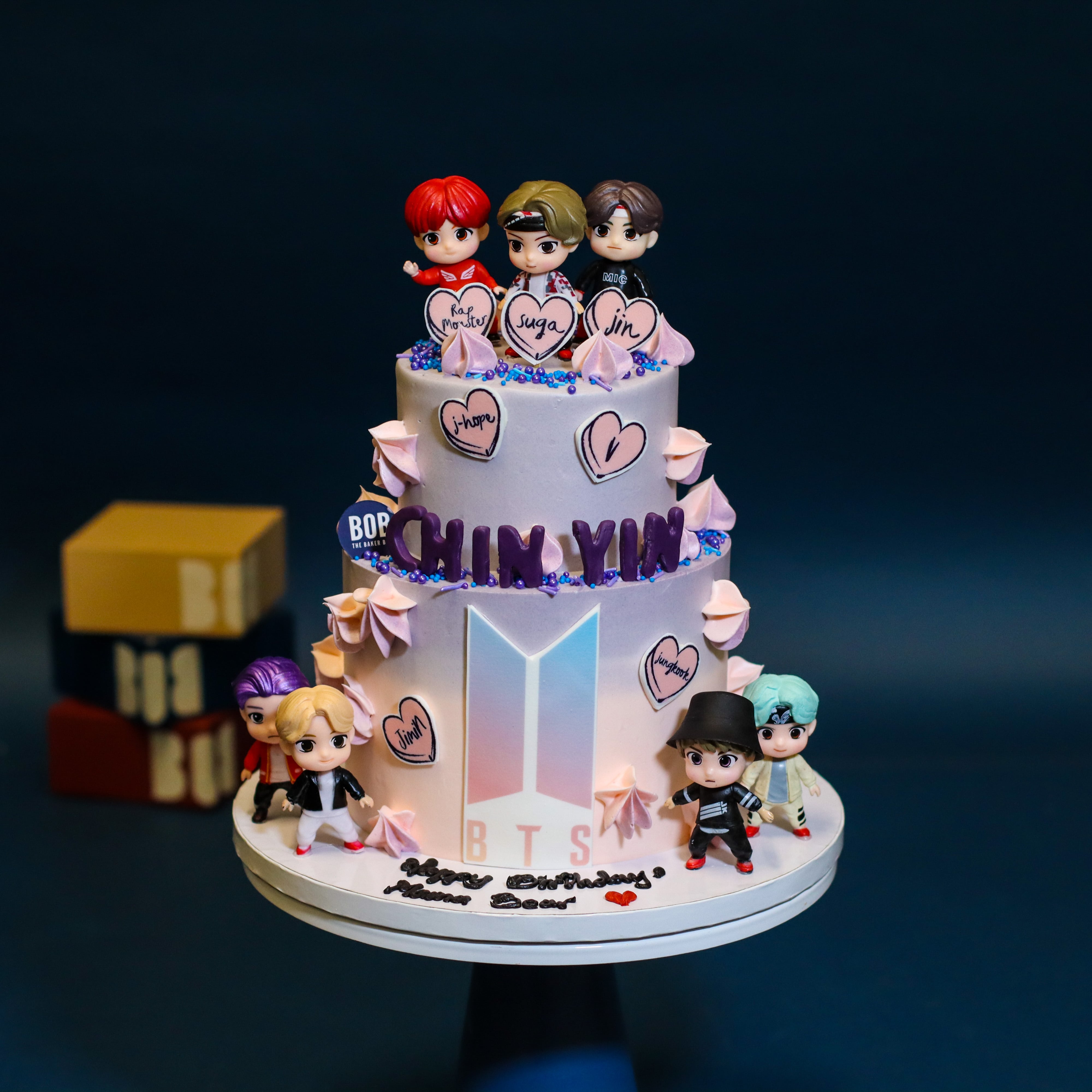 Korean Kpop BTS Cake