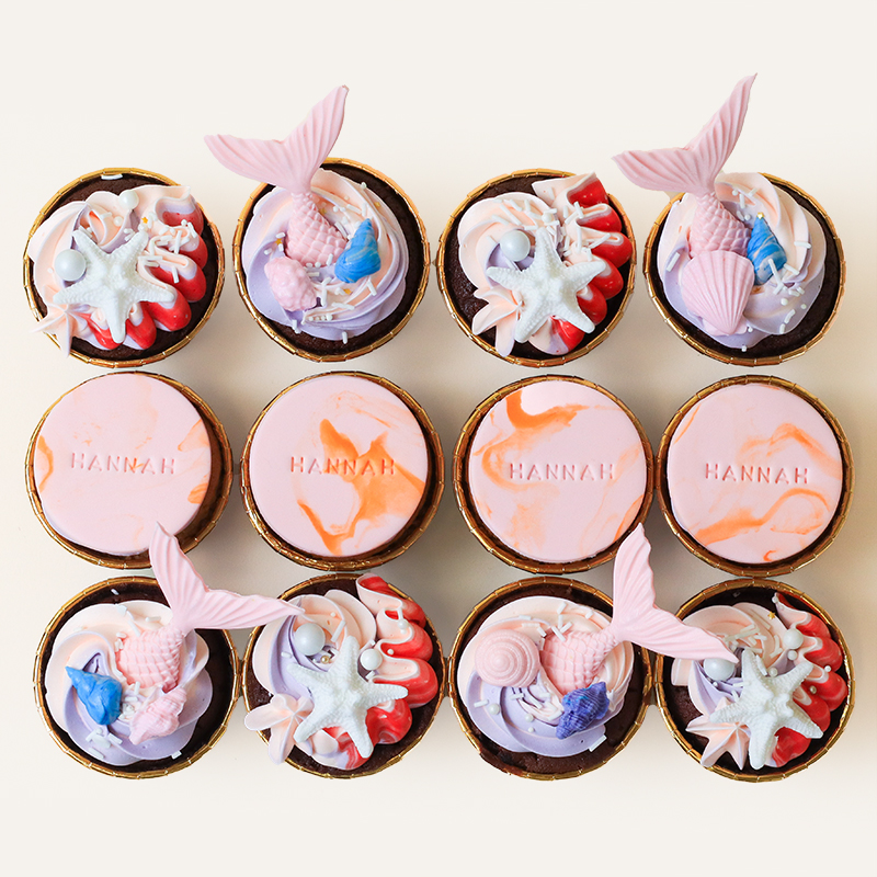 Little Mermaid Cupcakes