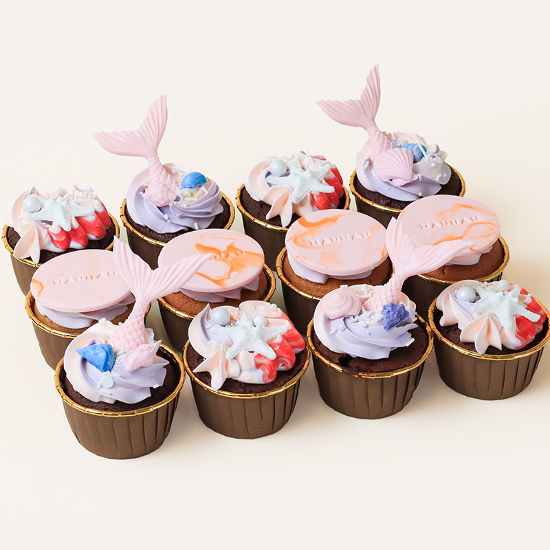 Little Mermaid Cupcakes