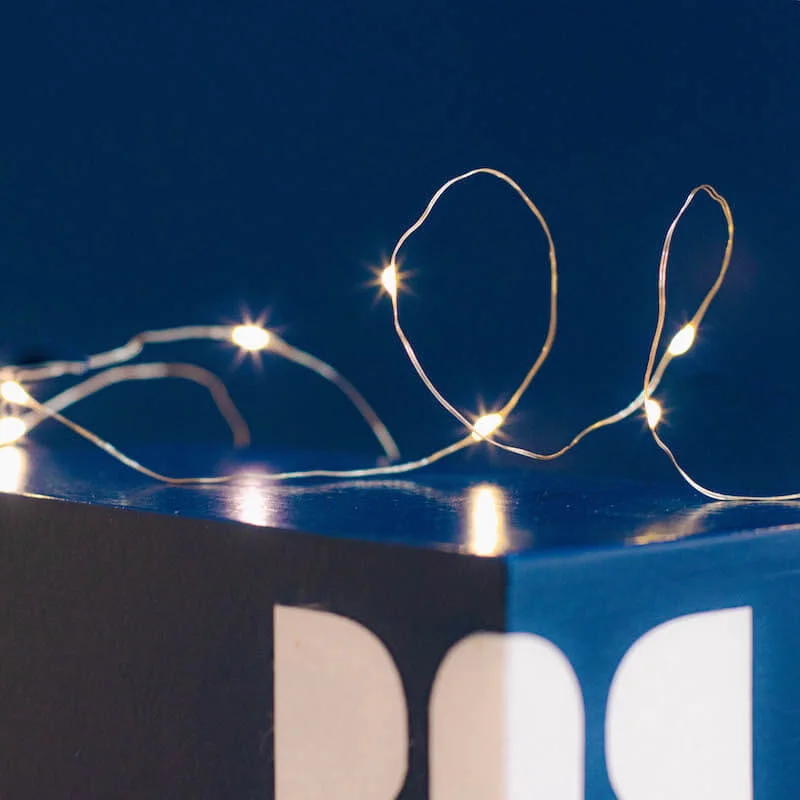 Magical LED Fairy Lights on Cake