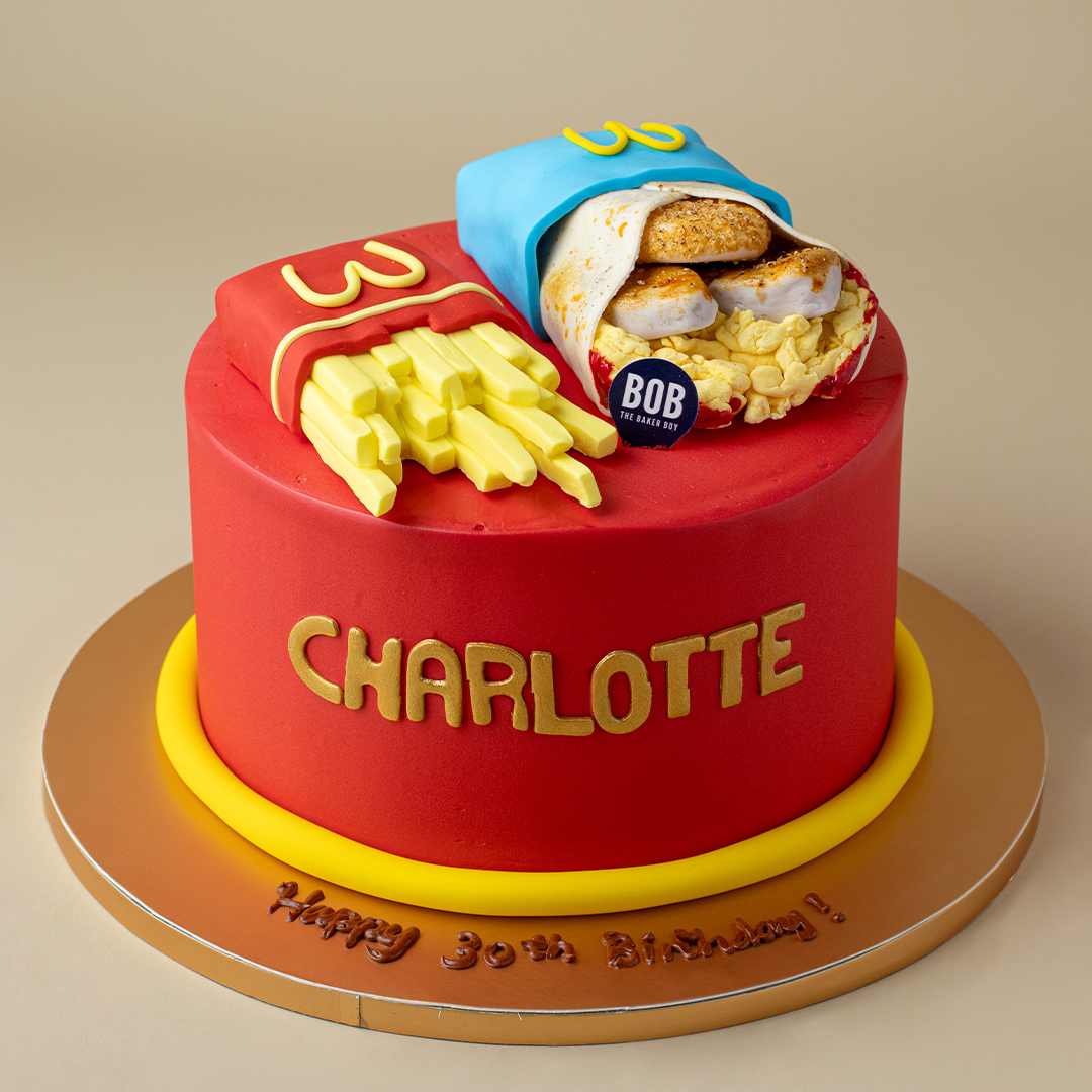 McDonalds Breakfast Wrap Cake