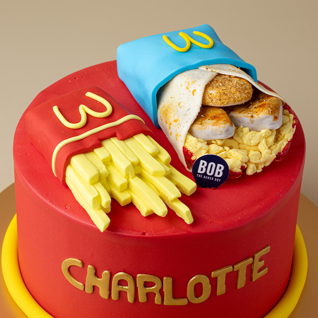 McDonalds Breakfast Wrap Cake