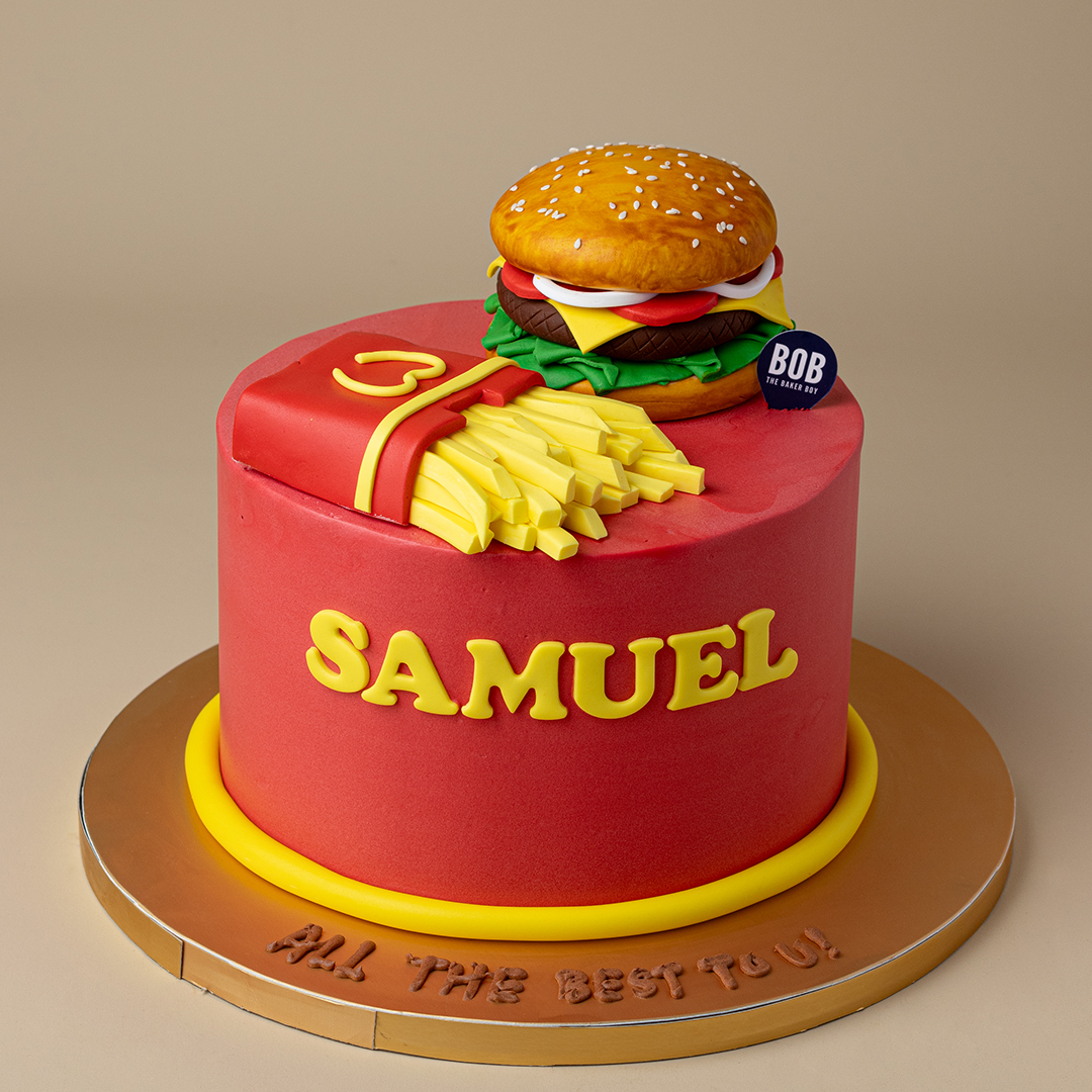 McDonalds Quarter Pounder Cheeseburger Cake