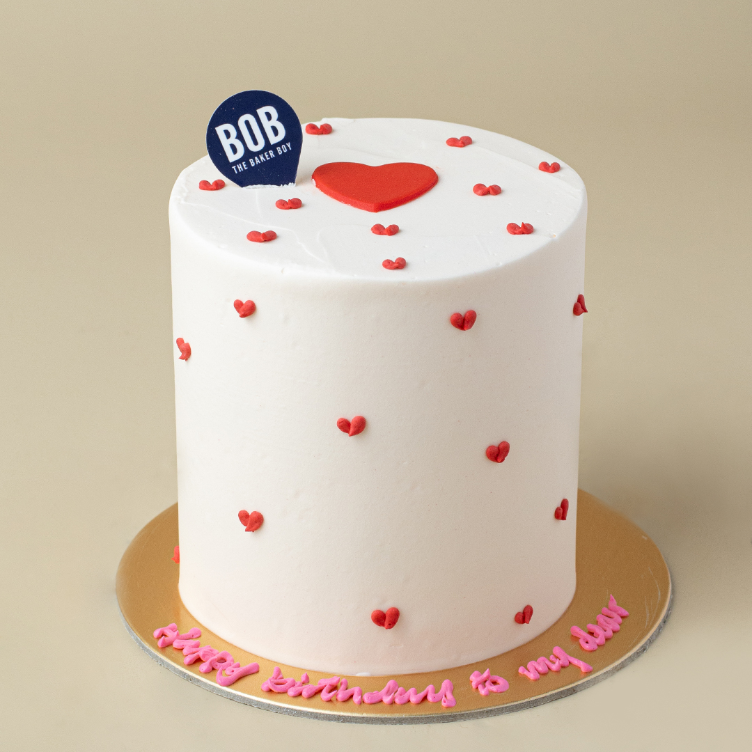 Mini Sweet Heart Birthday Cake