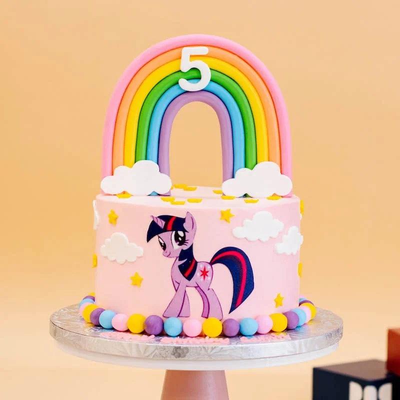 Mystical Rainbow My Little Pony Birthday Cake