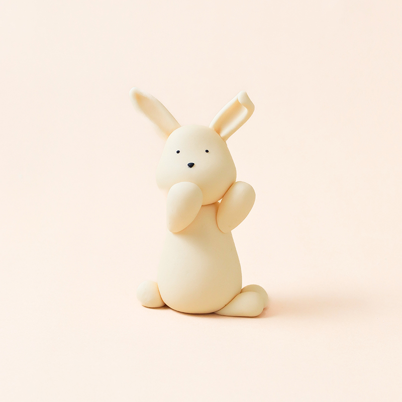 Shy Bunny Fondant Topper