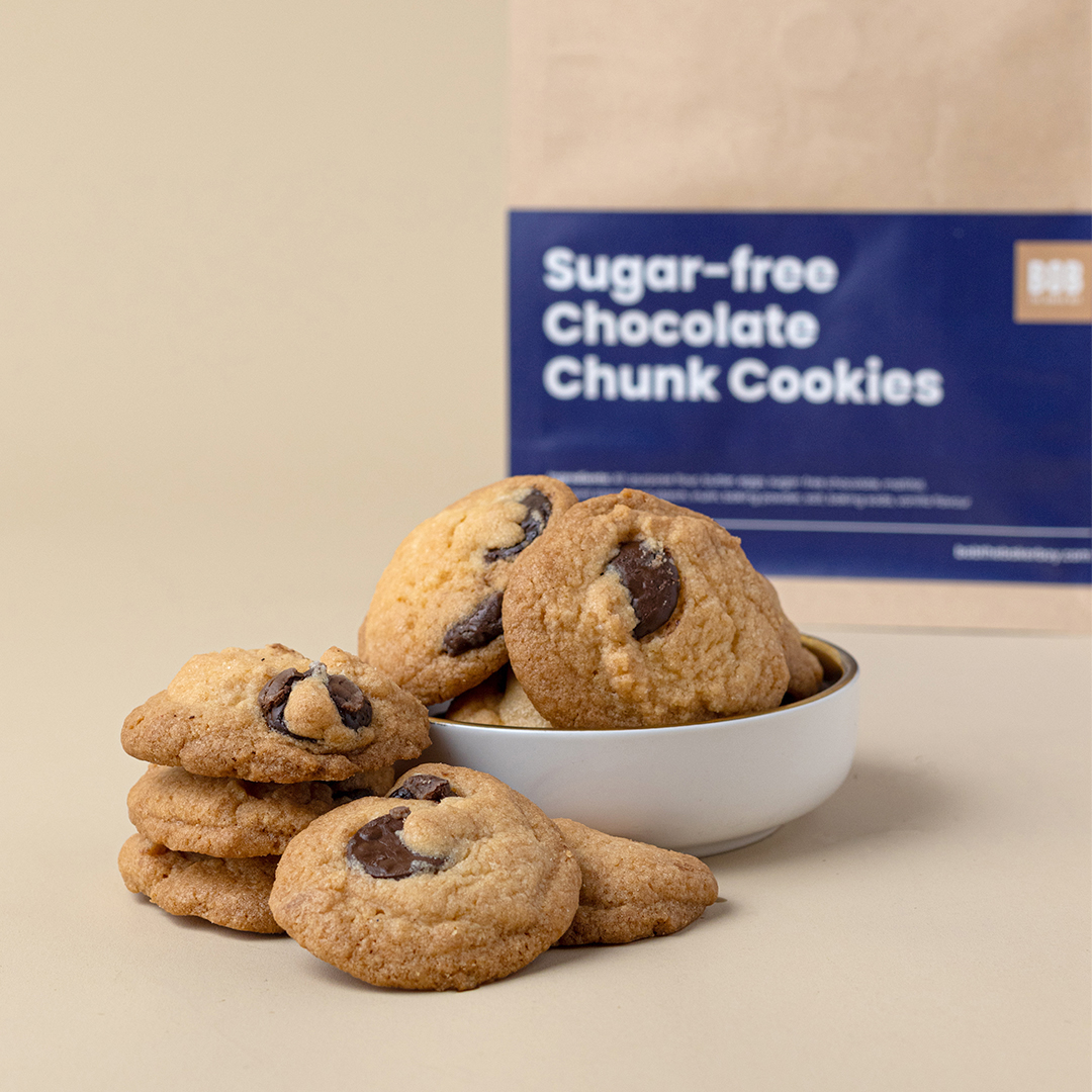 Sugar-free Chocolate Chunk Cookies