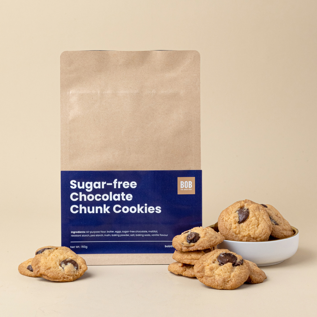 Sugar-free Chocolate Chunk Cookies