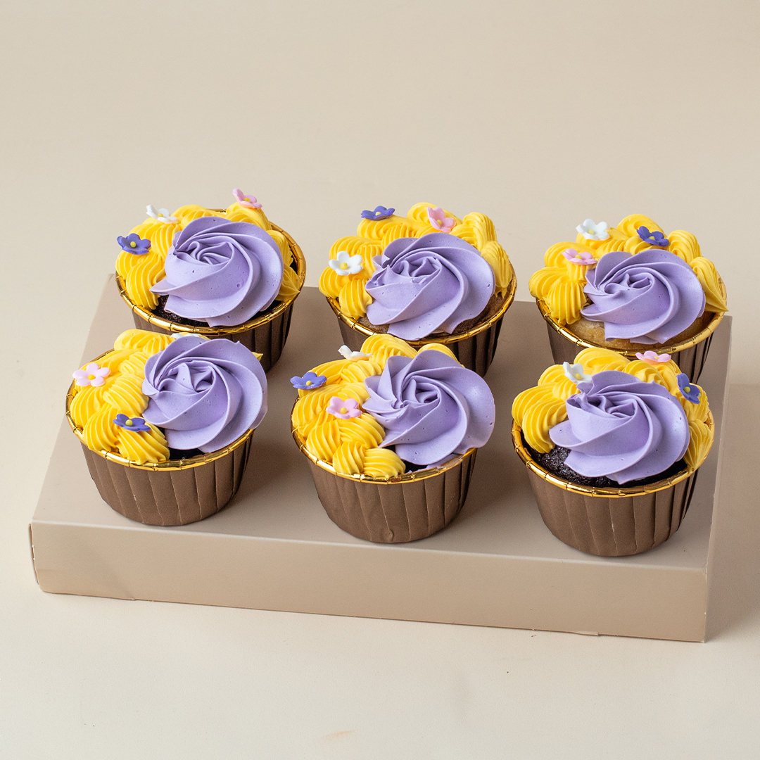 Tangled Rapunzel Cupcakes