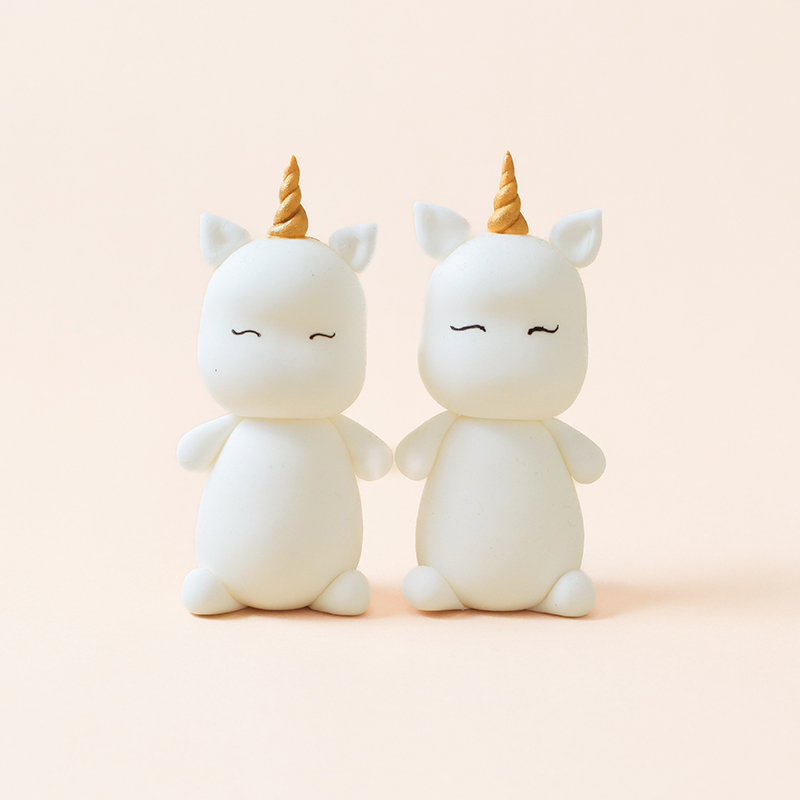 Twins Unicorn Fondant Topper
