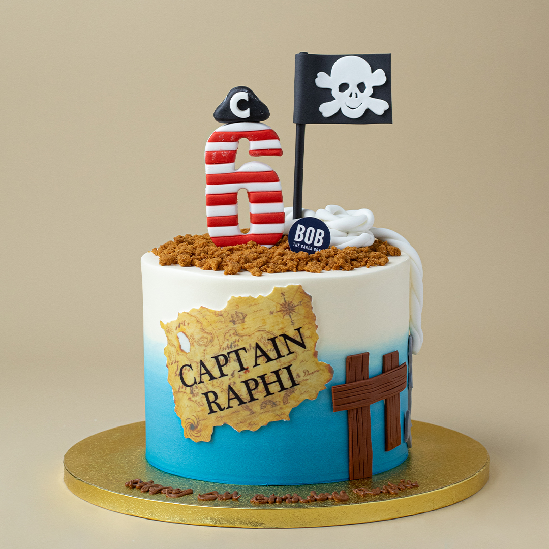 Under the Sea Captain Pirate Cake